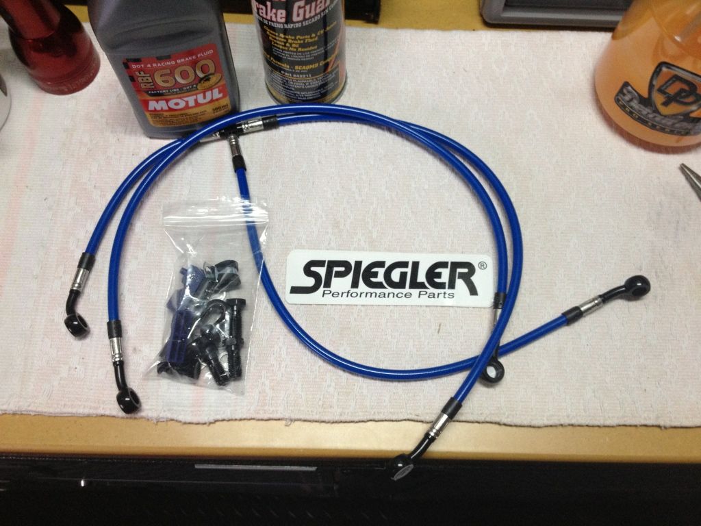 Spiegler Brake lines installed | Kawasaki Ninja ZX-6R Forum Spiegler Brake lines installed | Kawasaki Ninja ZX-6R Forum