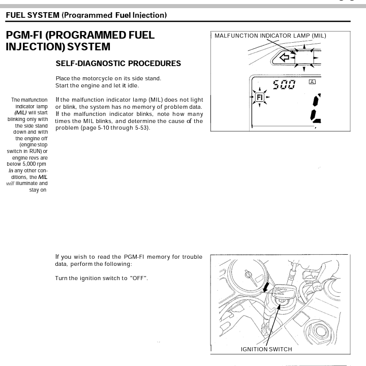 Honda fireblade electrical problems #2