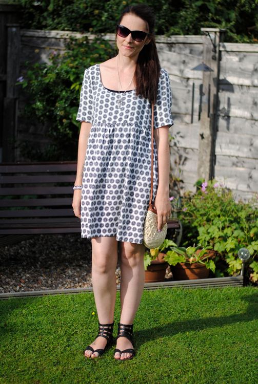 photo asos, smock dress, summer dress, with love jewellery, hamsa bracelet, bang on vintage key necklace, vintage key necklace, ASOSPRINTWHTESMOCKDRESS1.jpg