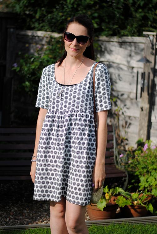 photo asos, smock dress, summer dress, with love jewellery, hamsa bracelet, bang on vintage key necklace, vintage key necklace, ASOSPRINTWHTESMOCKDRESS16.jpg