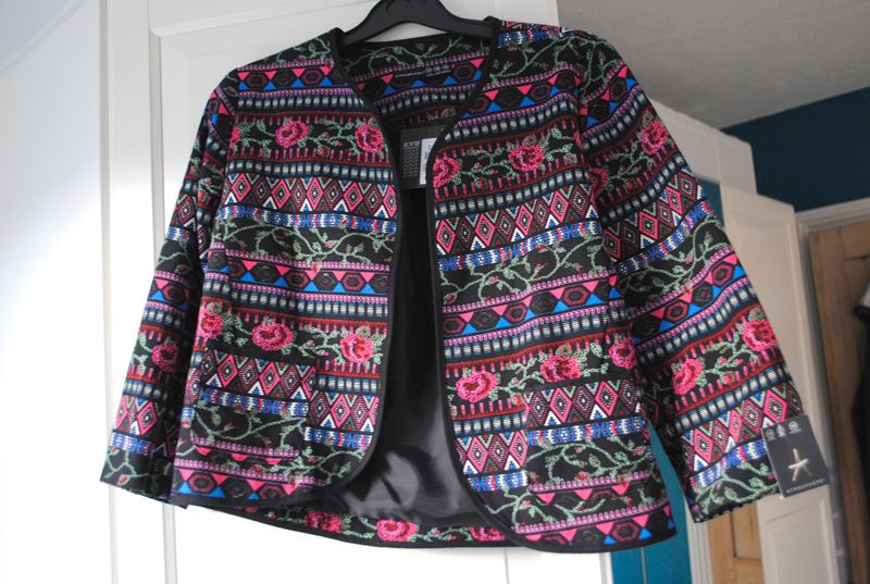 Primark aztec blazer, patterned jacket, primark jacket