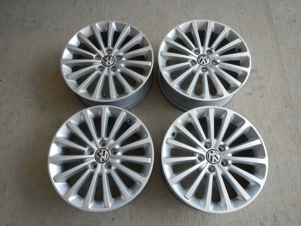 FS 2017 OEM KNOXVILLE 17X7 5x112 wheels rims wheel set of 4 VW