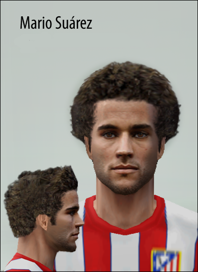 Mario Suarez face for Pro Evolution Soccer made by Eliabe159