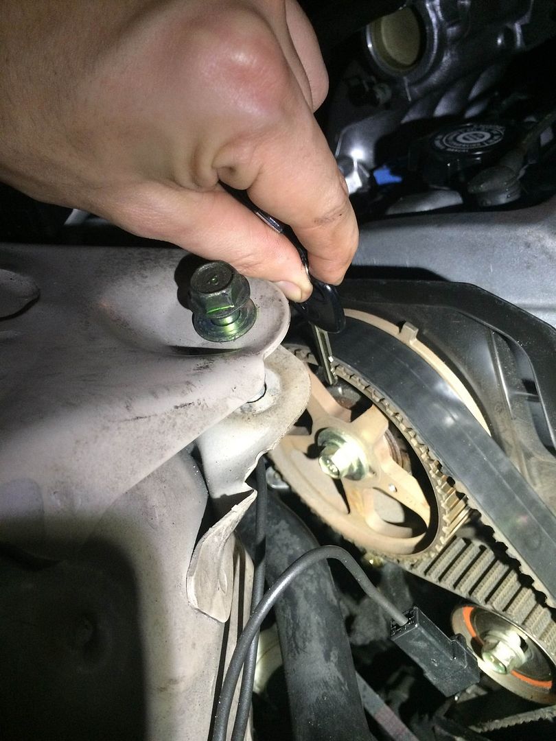 Timing belt tension adjustment.... Is my timing belt too tight